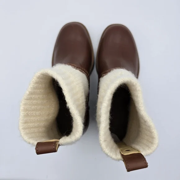 NWOT Nine West Popit Casual Booties, Dark Natural, Women's Size 5 - Picture 10 of 16